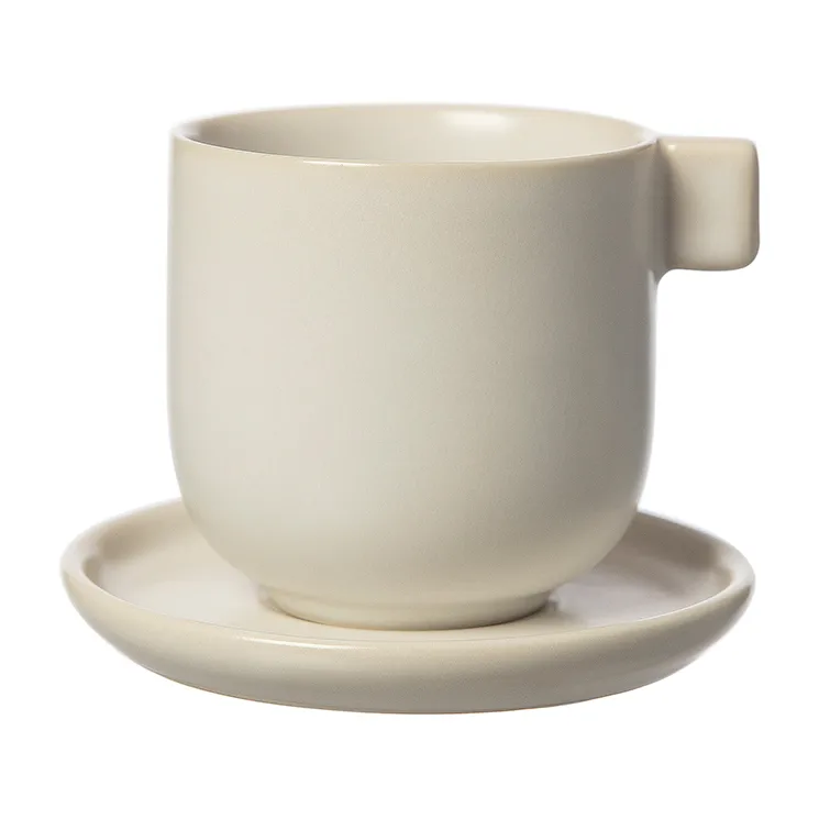 Ernst 咖啡杯配碟8.5cm, 白沙色 ERNST