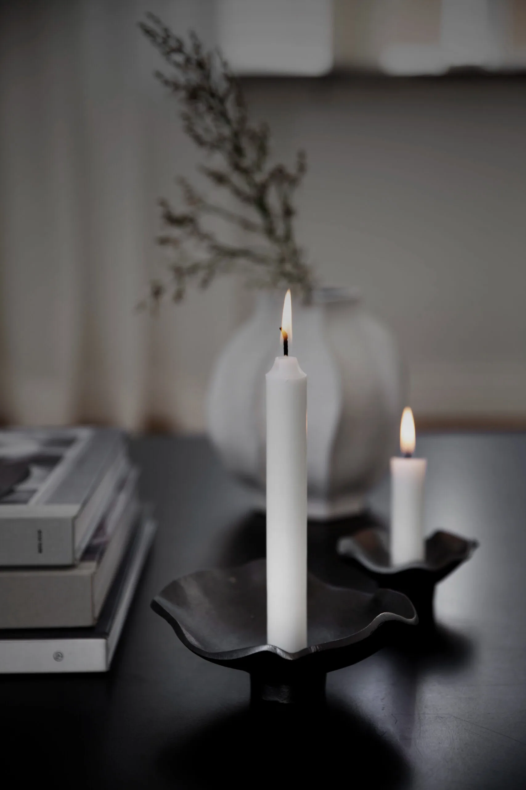 Ernst 黑色铝制烛台, Ø9cm ERNST