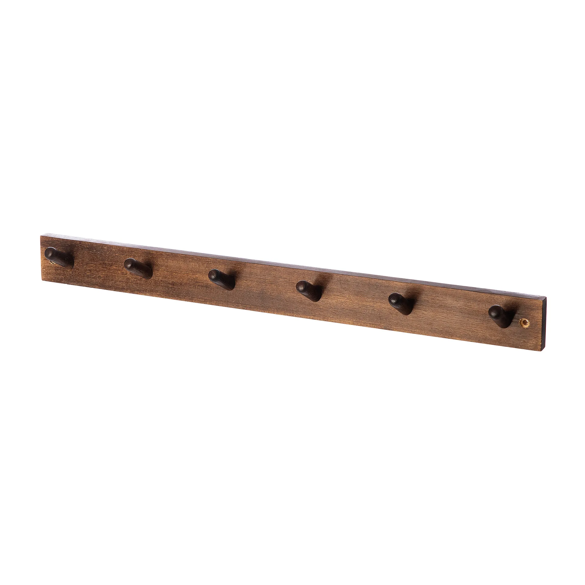 Ernst coat rack 6 hooks, 棕色 ERNST