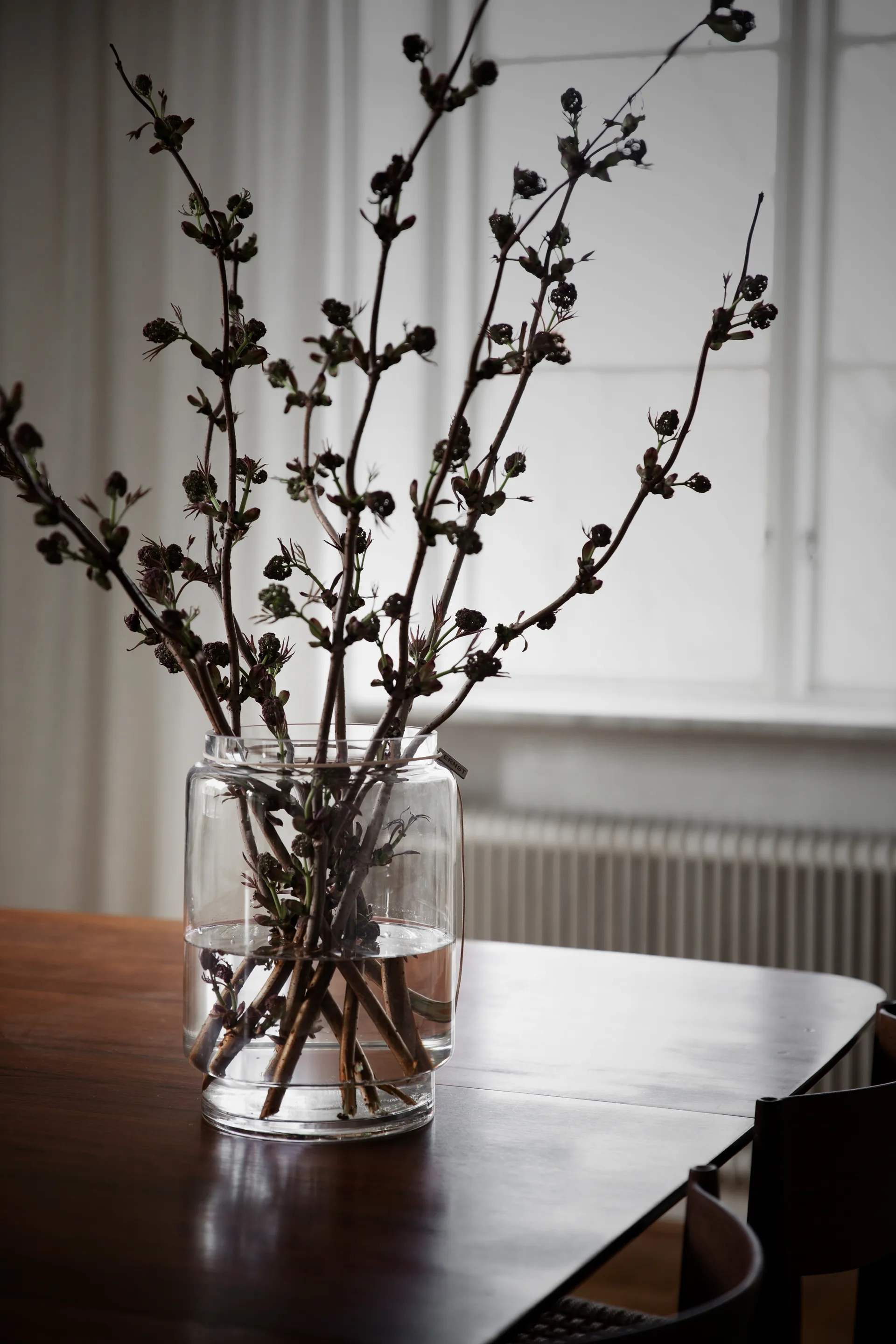 Ernst 玻璃 花瓶  cylinder H28 cm Ø19.8 cm, Clear ERNST