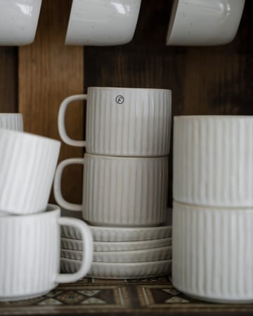 Ernst 碟子 fluted Ø16 cm. - 米白色 - ERNST