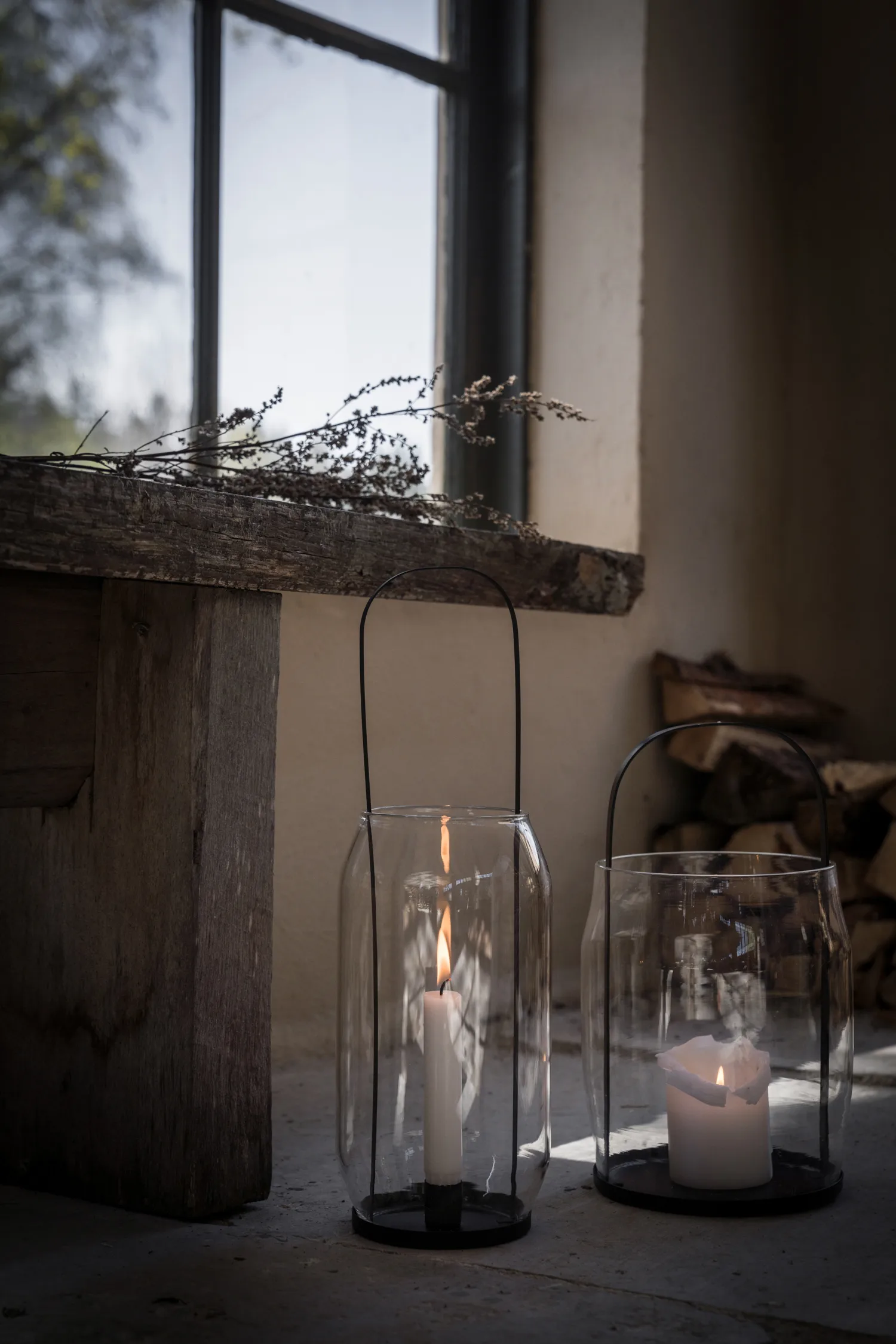 Ernst 烛台 for tea light 22 cm, 黑色 ERNST