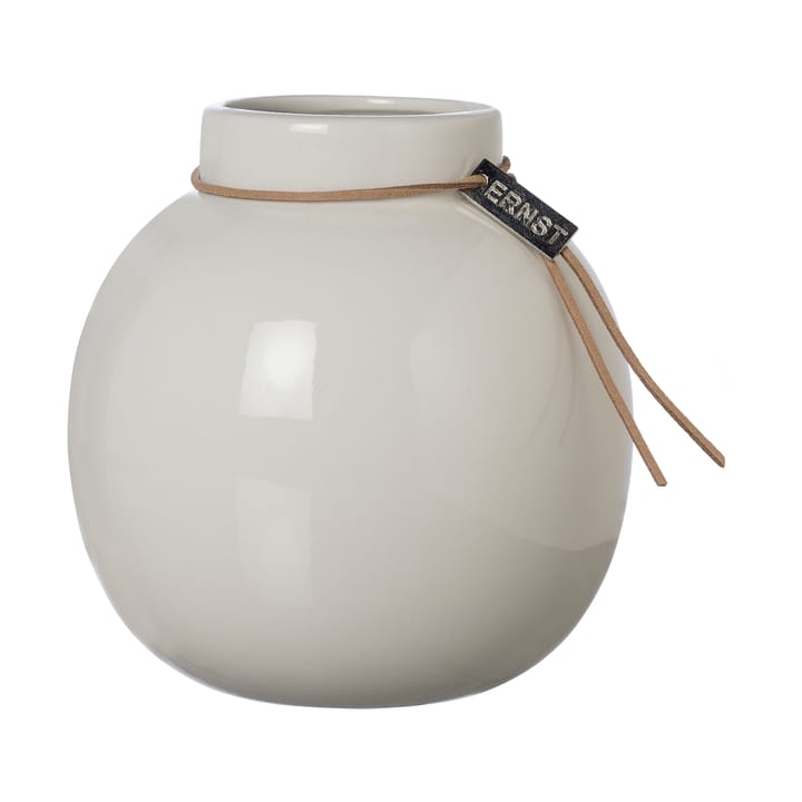 Ernst glazed 花瓶 white, Ø14 cm ERNST