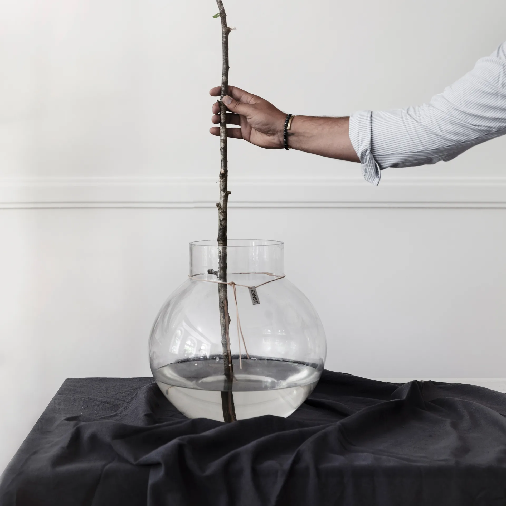 Ernst 玻璃 花瓶  H37 cm Ø38 cm, clear ERNST