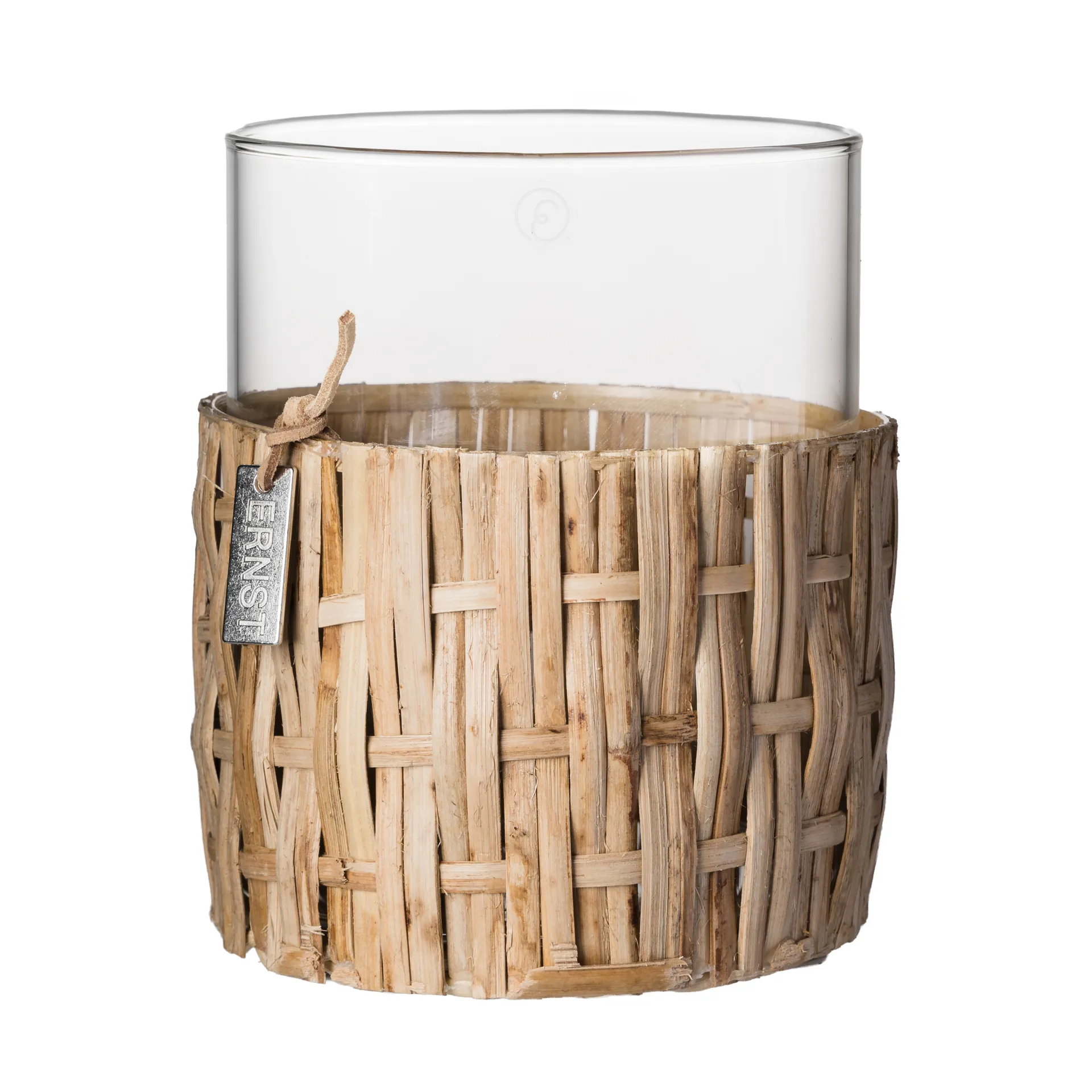 Ernst 花瓶/烛台 in 篮子, Nature, Ø10x12 cm ERNST