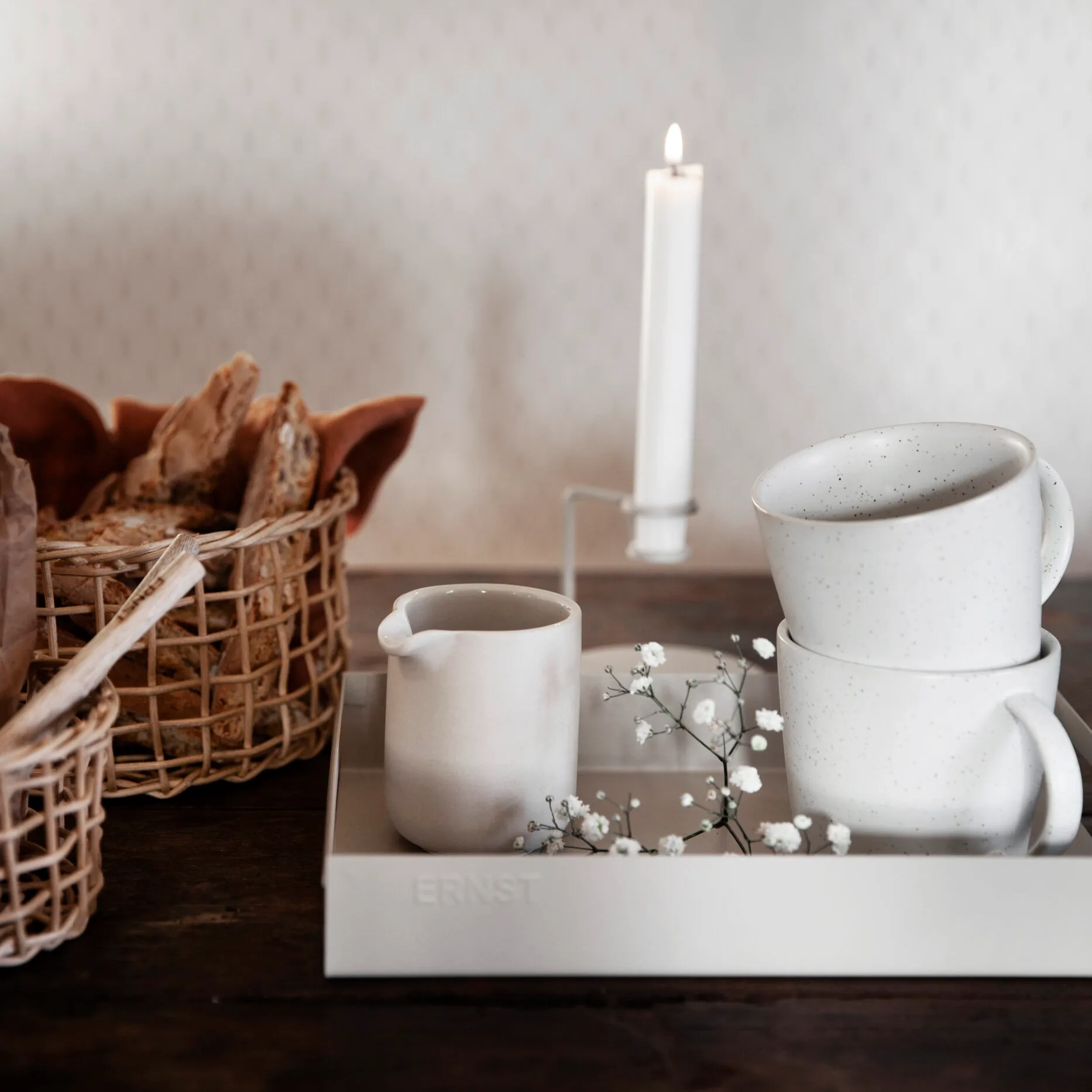 Ernst milk pitcher 9 cm, 白色 ERNST