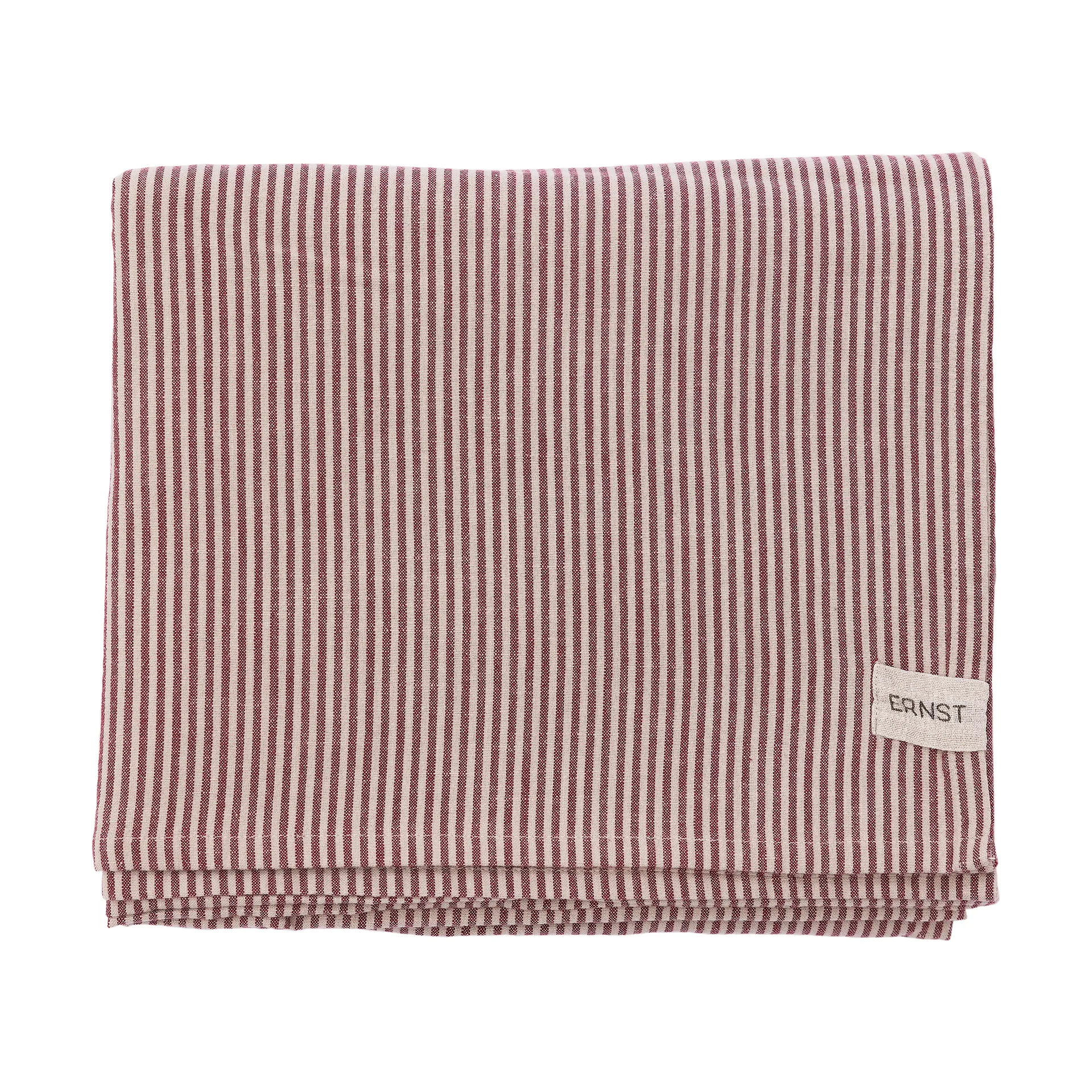 Ernst 桌布 narrow stripes 145x300 cm, 红色-米色 ERNST