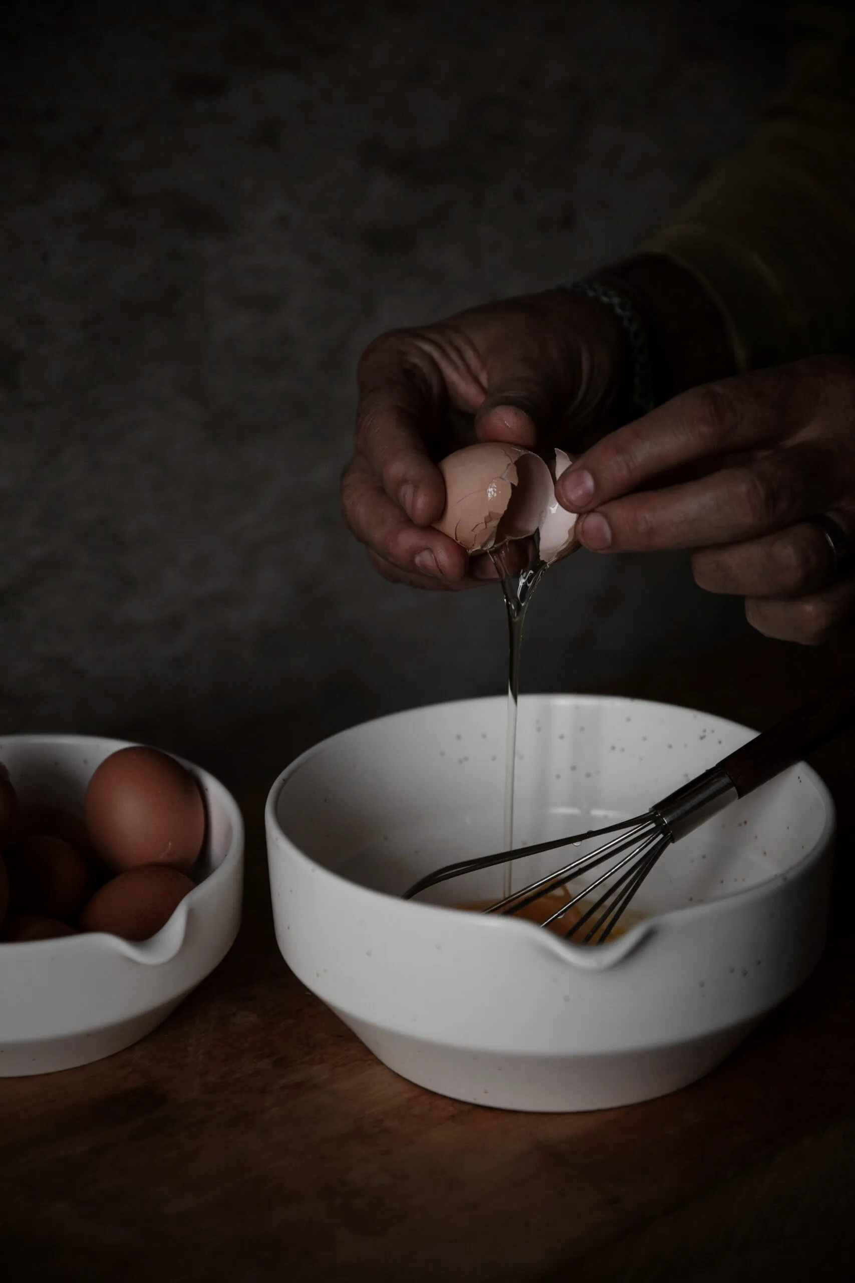 Ernst 碗  natural white, H11 cm Ø23 cm ERNST