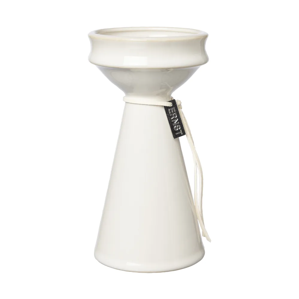 Ernst onion 花瓶 16 cm, 原色/自然色 白色 ERNST