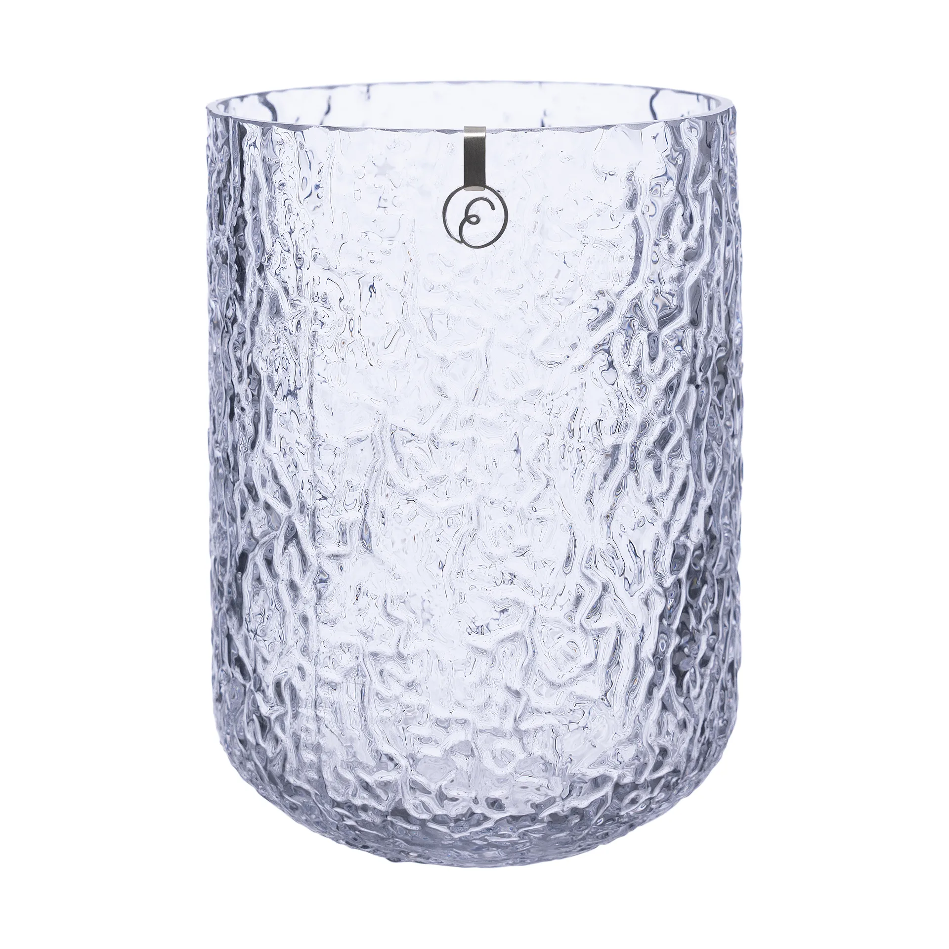 Ernst 花瓶 patterned 18 cm, 透明 ERNST