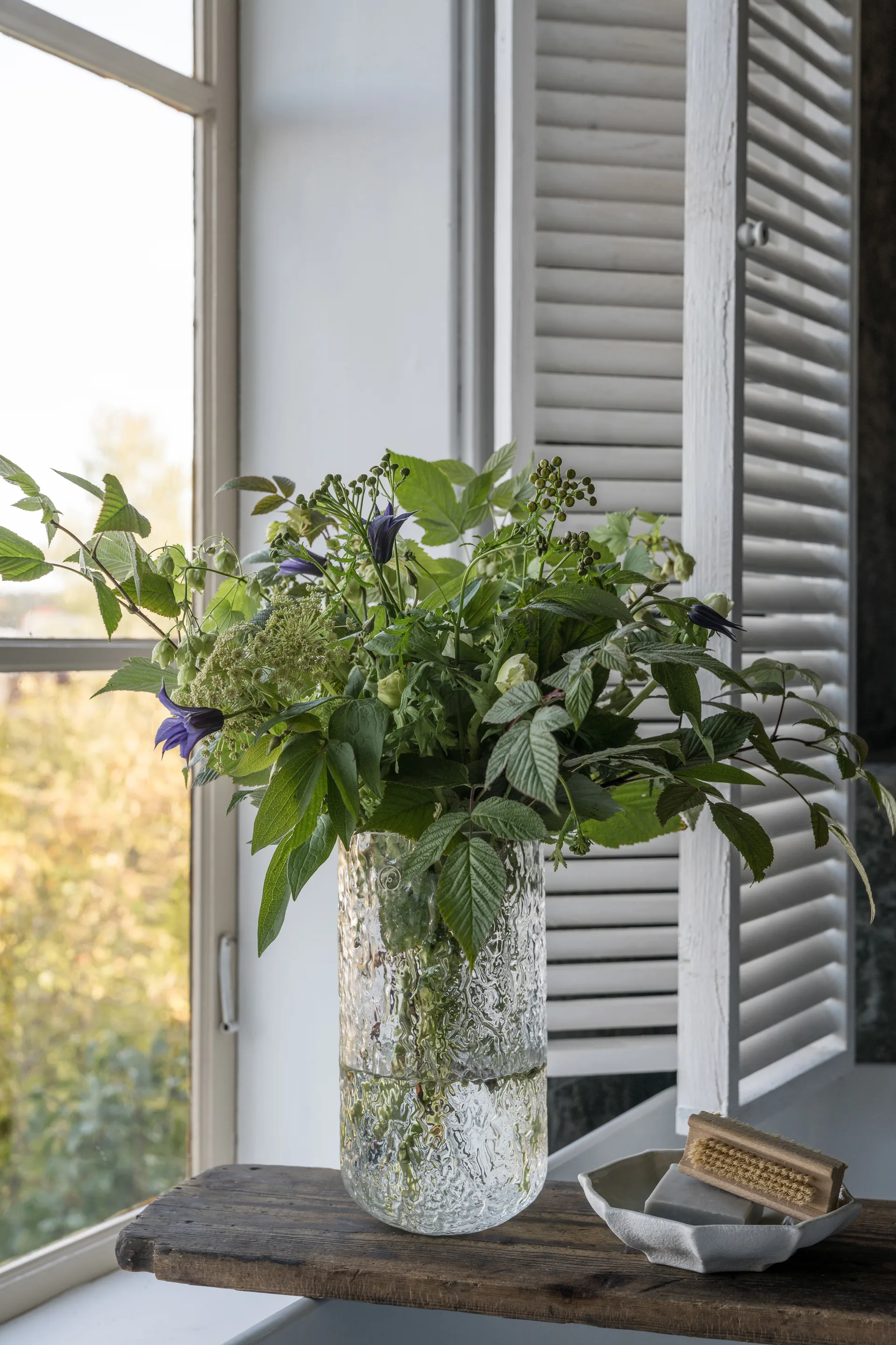 Ernst patterned 花瓶 25 cm, 透明 ERNST