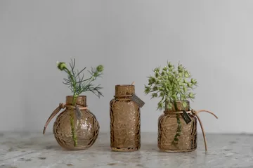 Ernst patterned 花瓶 礼物套装 3件 - Amber - ERNST