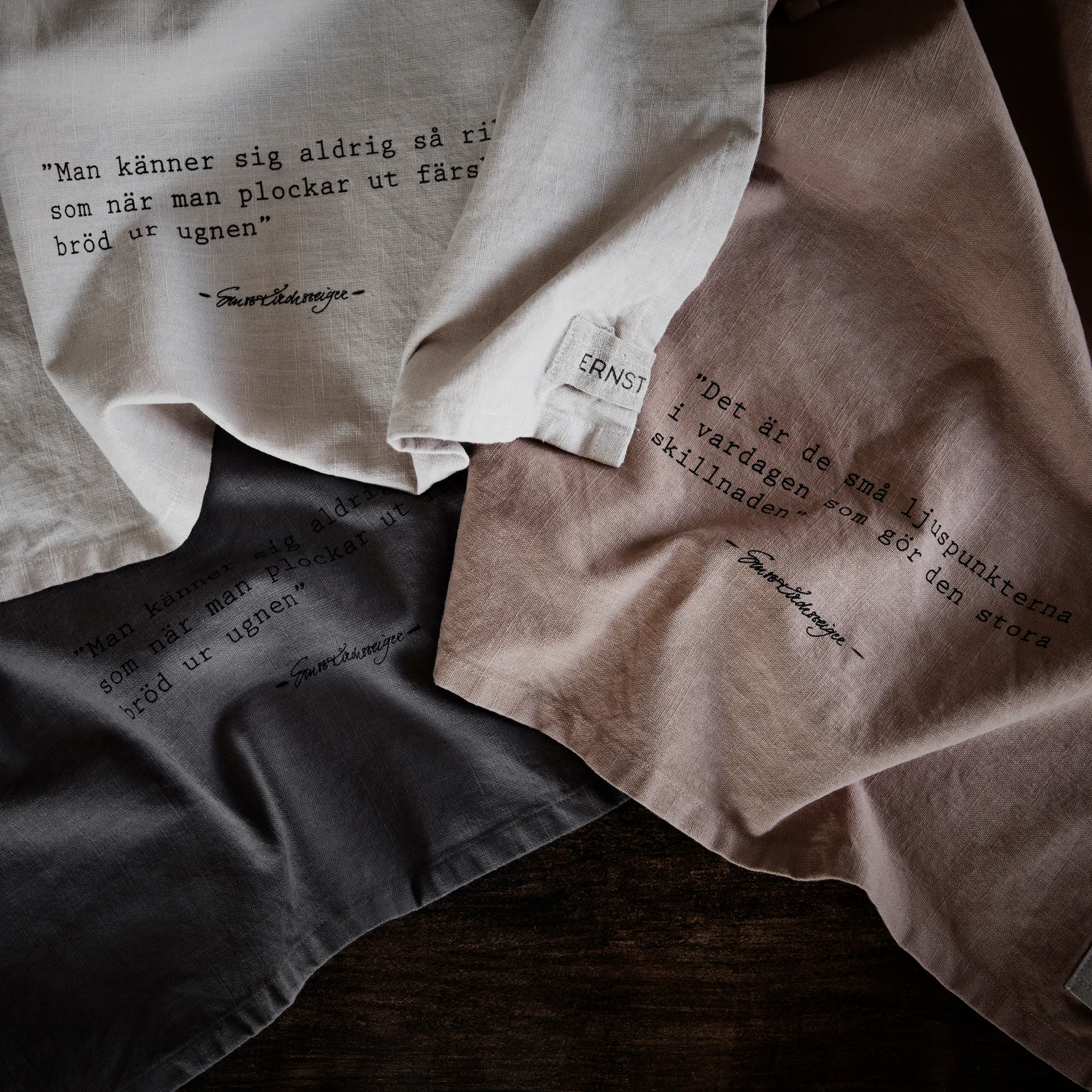 Ernst 厨房巾  quote Bröd, 灰色 ERNST