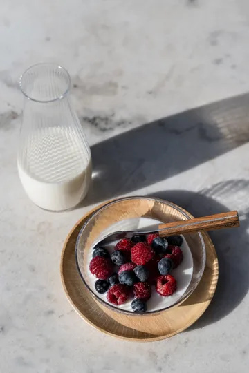 Ernst 水瓶/玻璃水瓶 ribbed 玻璃 - 透明, Ø8x19 cm - ERNST