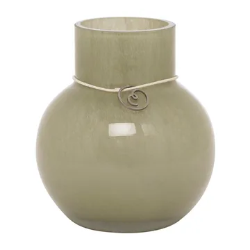 Ernst 玻璃 花瓶  round green - H10 cm Ø9 cm - ERNST