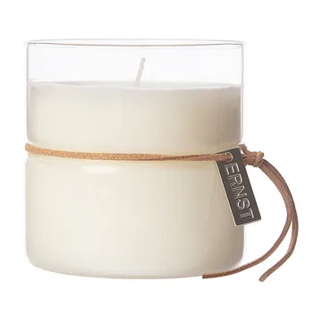 Ernst scented candle in glass with band Ø8 cm - Time to do nothing - ERNST