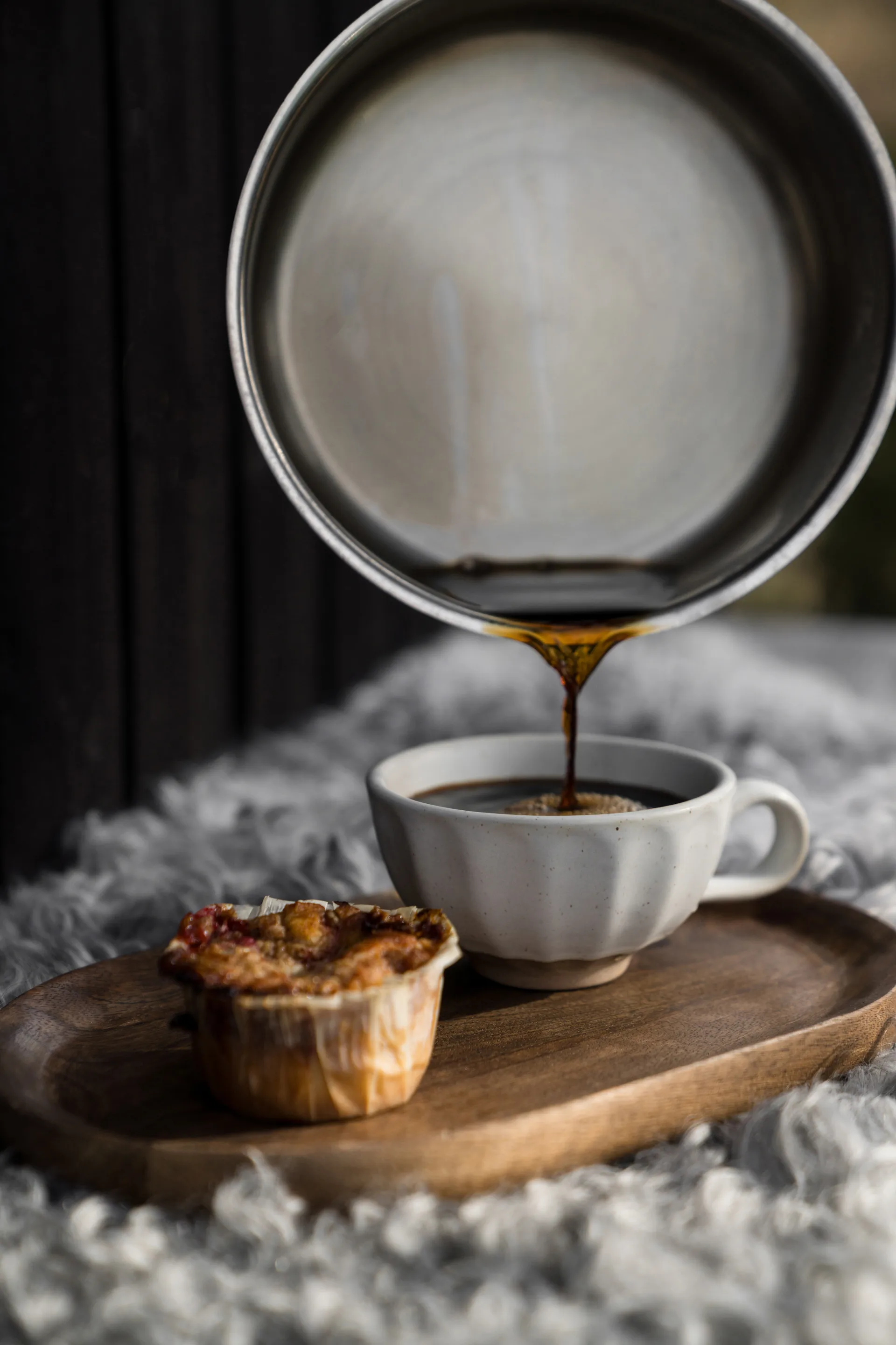 Ernst serving 托盘 oval 17x28 cm, 深褐色 ERNST