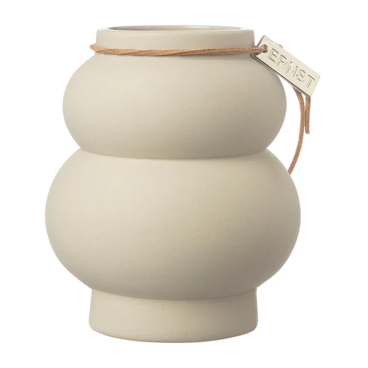 Ernst stoneare 曲线花瓶21.5cm - 米色 - ERNST