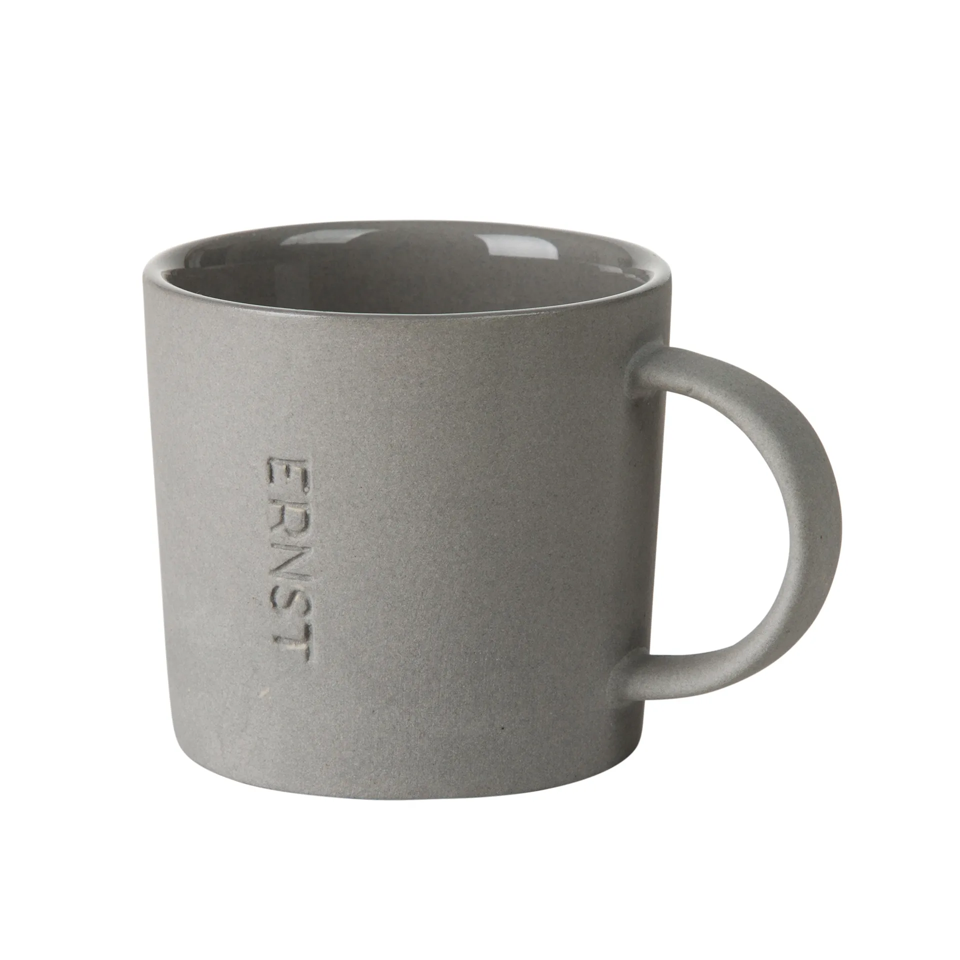 Ernst 浓缩咖啡杯 stoneware 10 cl, 灰色 ERNST