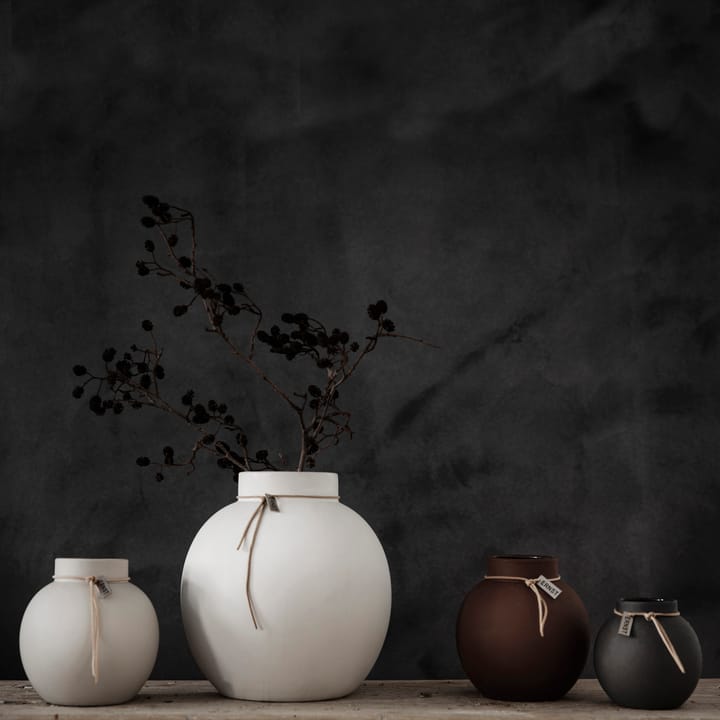 Ernst 花瓶 stoneware dark grey, 10 cm ERNST