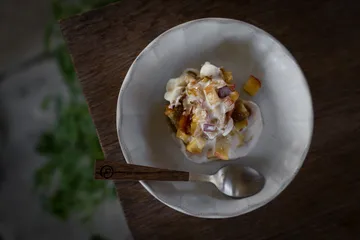 Ernst 盘子 stoneware - 白色-nature, Ø17x3 cm - ERNST