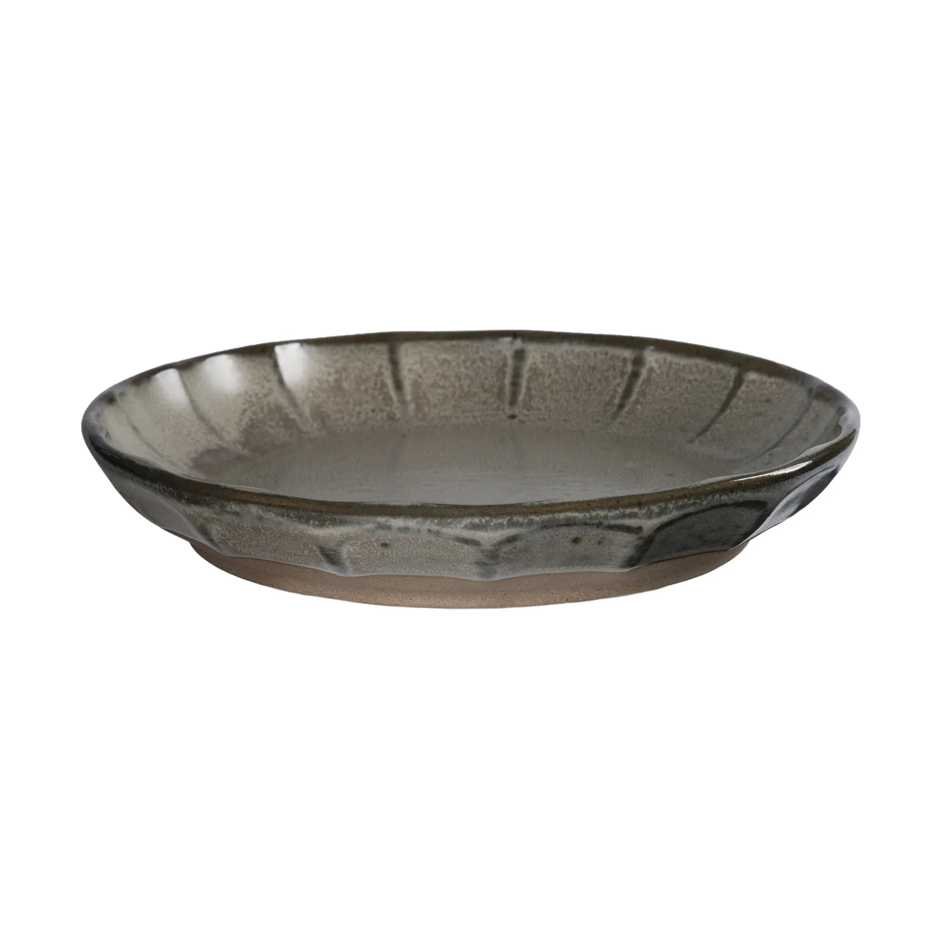 Ernst 盘子 stoneware, 灰色-nature, Ø17x3 cm ERNST