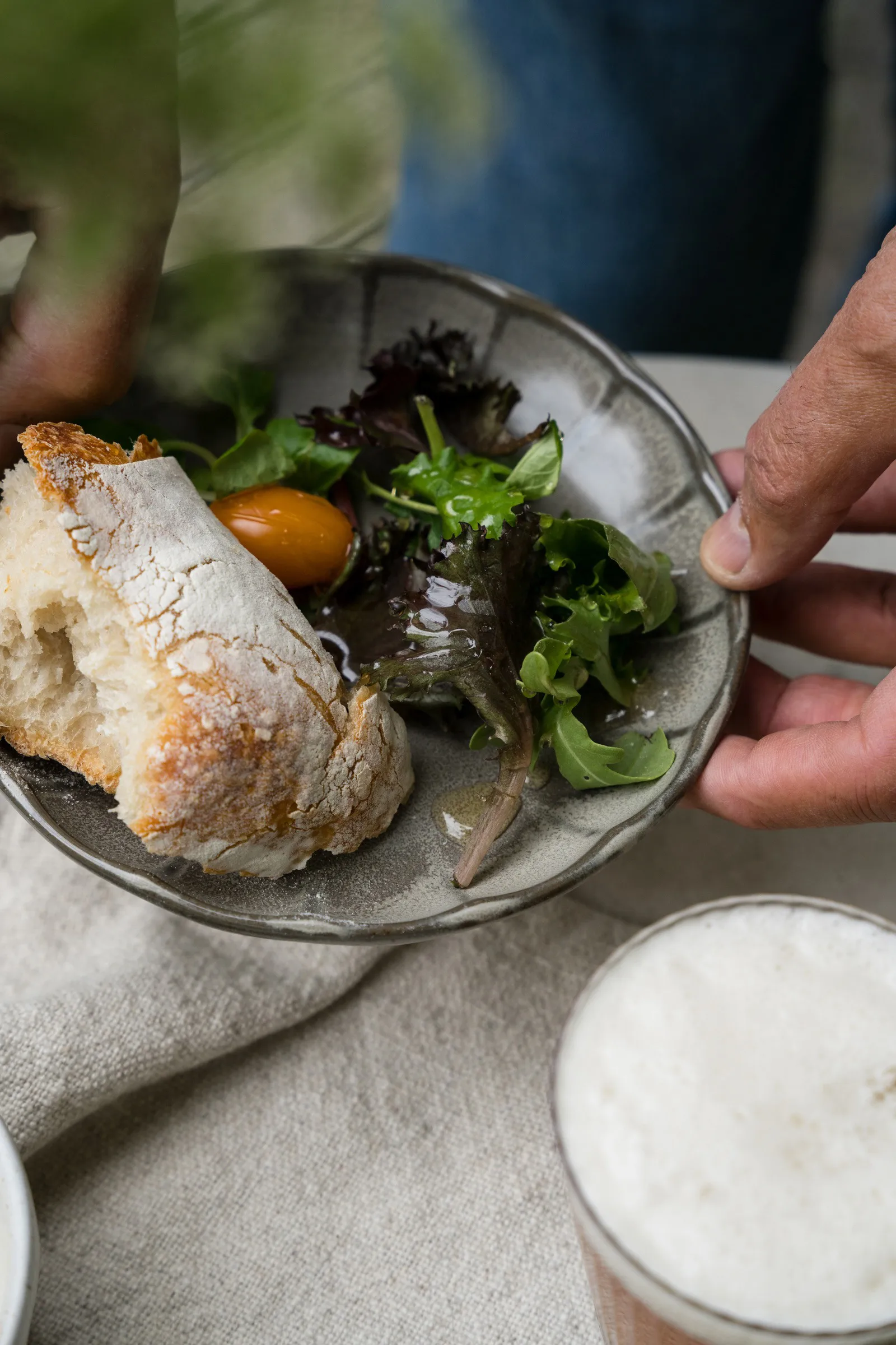 Ernst 盘子 stoneware, 灰色-nature, Ø17x3 cm ERNST