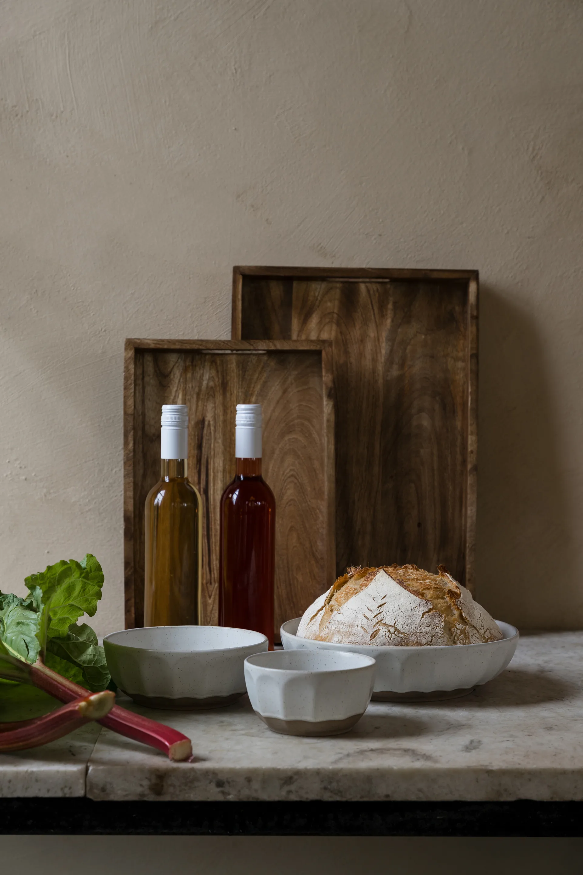 Ernst 碗 stoneware, 白色-nature, Ø20 cm ERNST