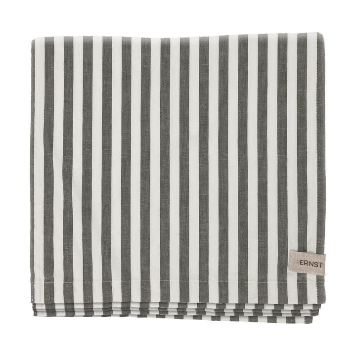 Ernst 桌布 striped 145x300 cm - 绿色-白色 - ERNST