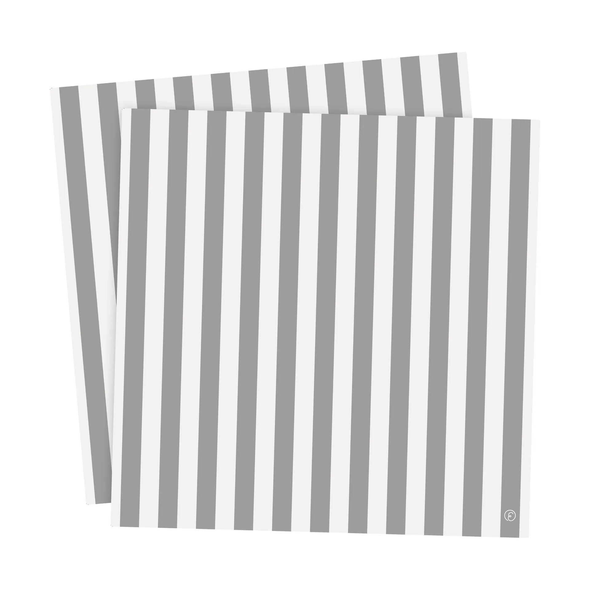 Ernst 餐巾纸 striped 33x33 cm 20件装, 白色-灰色 stripe ERNST