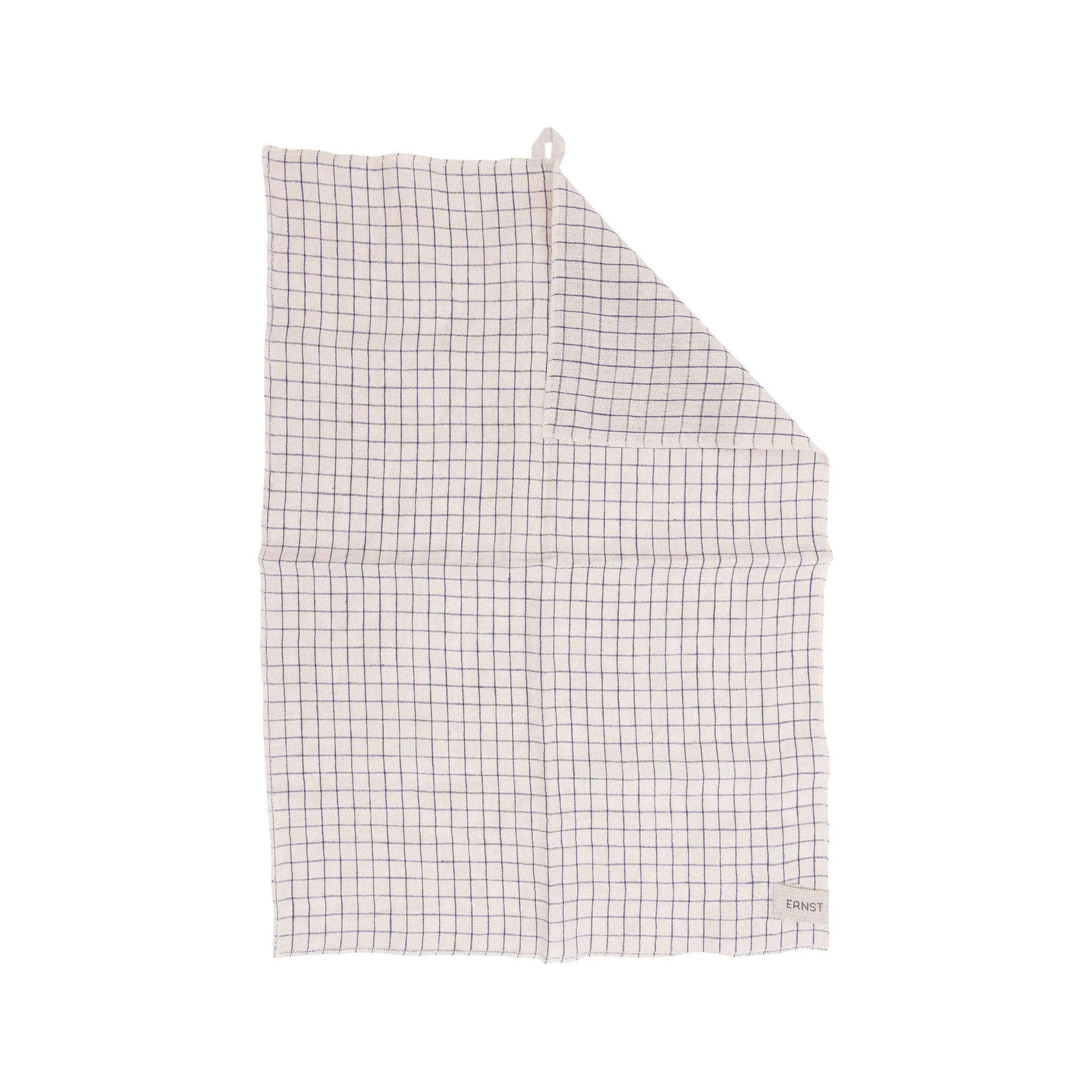 Ernst tea towel checked, 蓝色-米色 ERNST