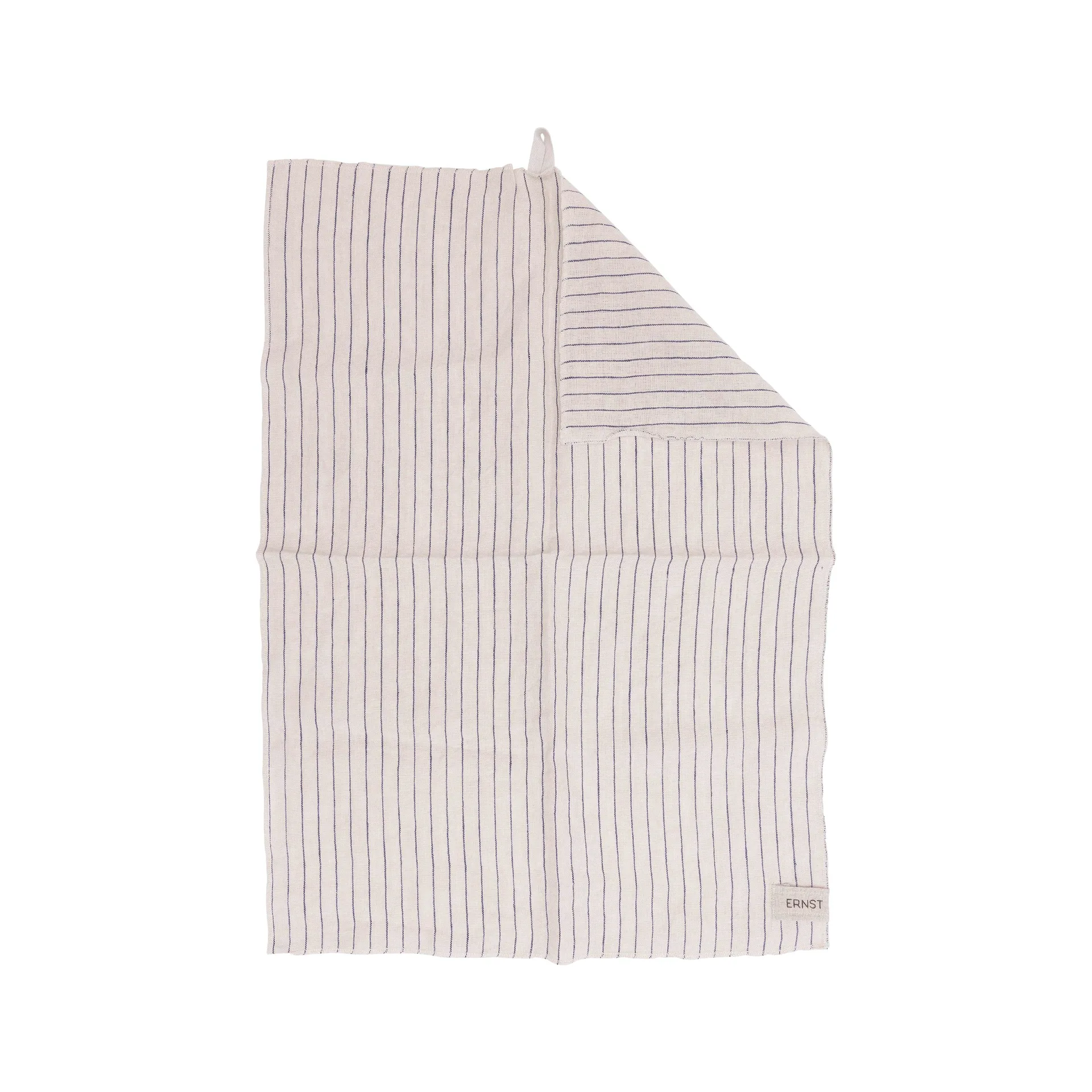 Ernst tea towel striped 50x70 cm, 蓝色-米色 ERNST