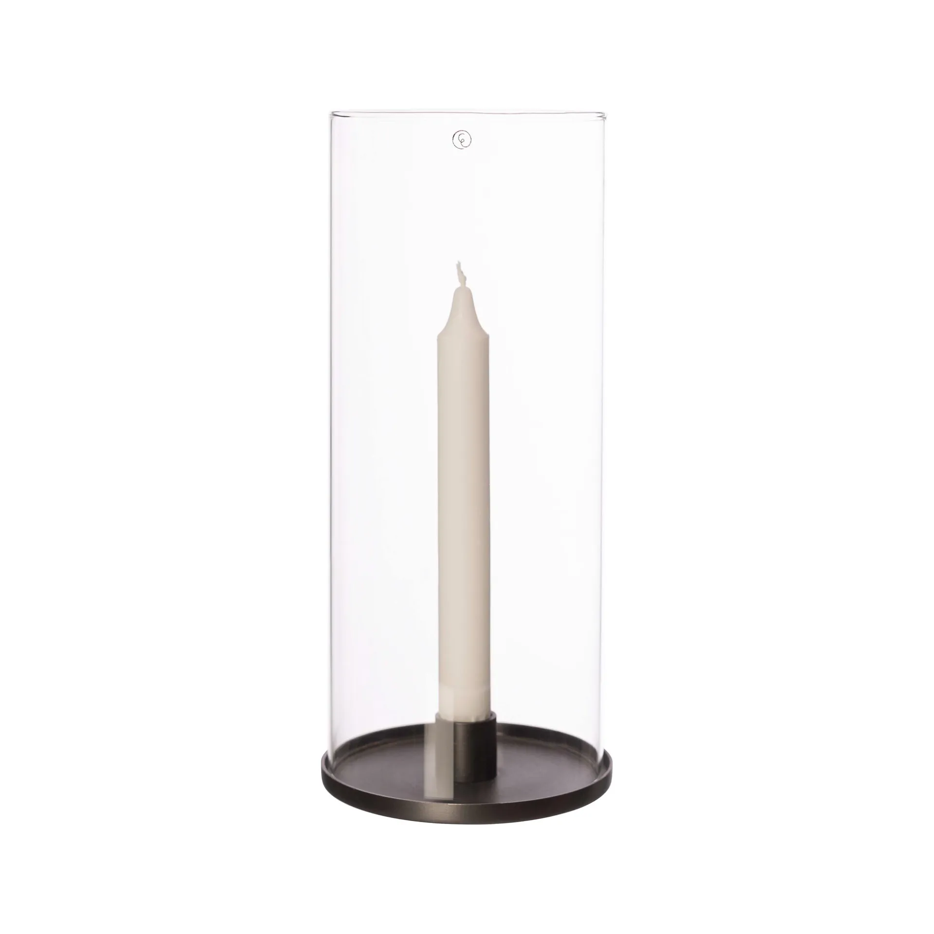 Ernst tealight holder for long candle 28 cm, 黑色 aluminium ERNST