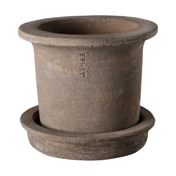 Ernst terracotta pot with 碟子 - Ø12x10 cm - ERNST