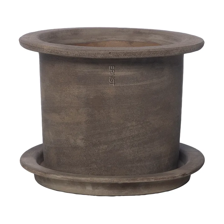 Ernst terracotta pot with 碟子 - Ø18x14 cm - ERNST