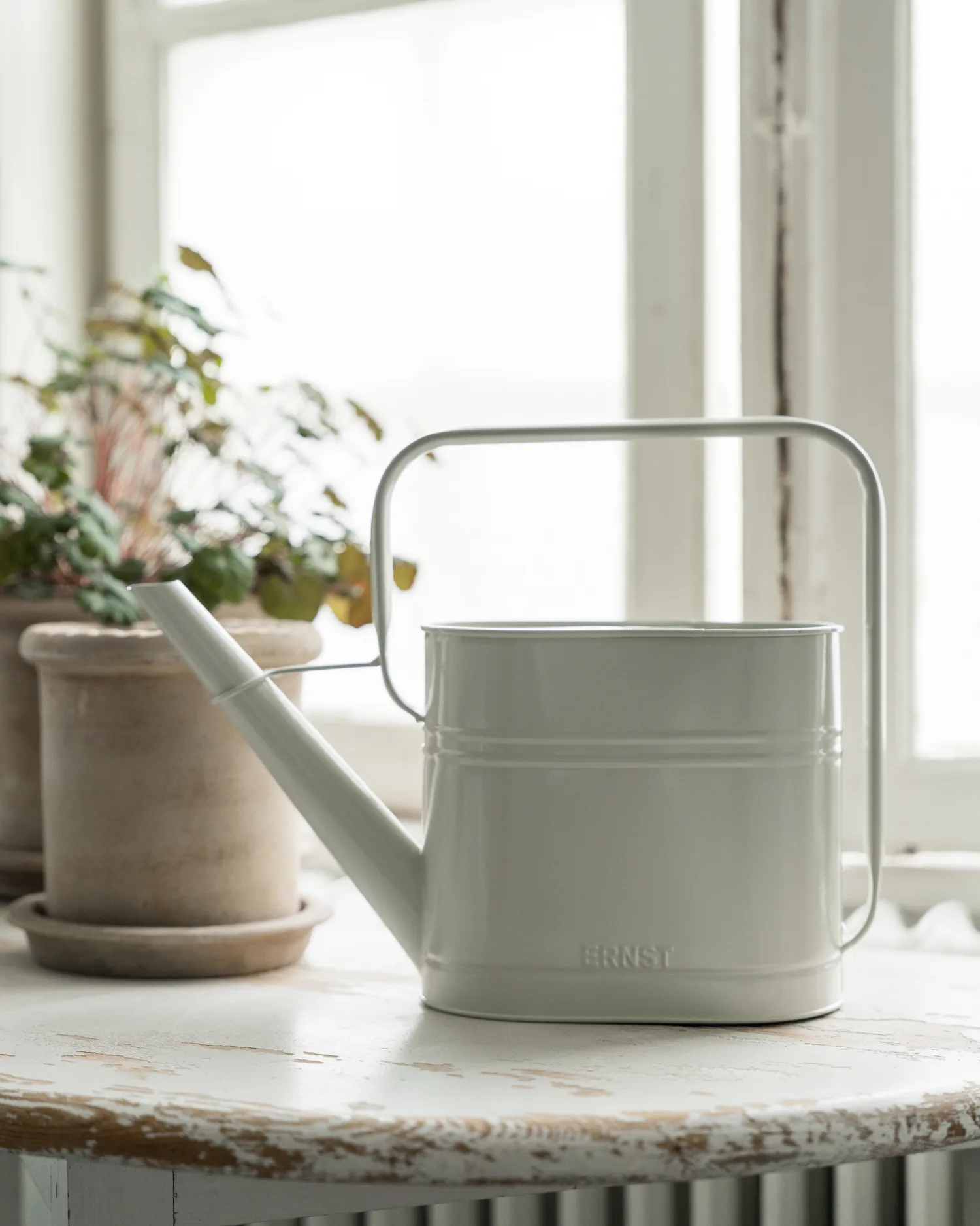 Ernst watering can, 原色/自然色 白色, 3 L ERNST