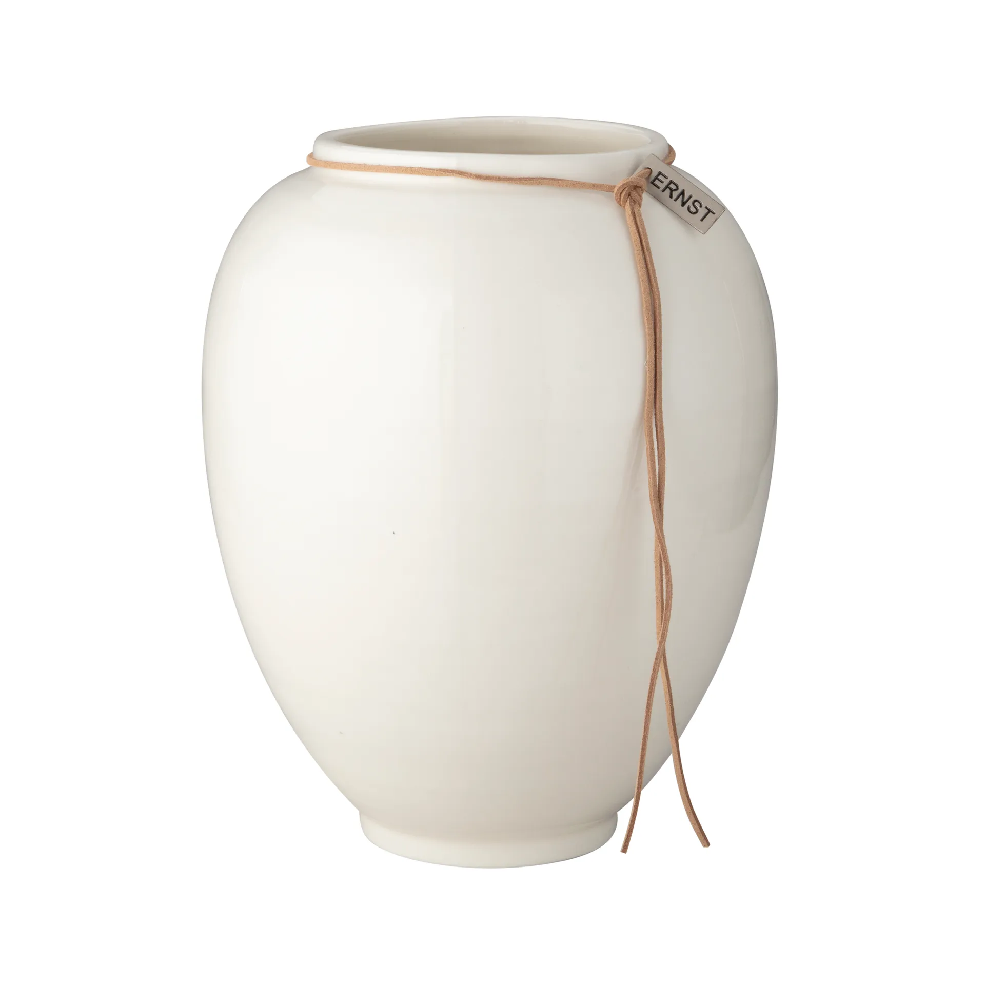 Ernst 花瓶 white glazed, 22 cm ERNST