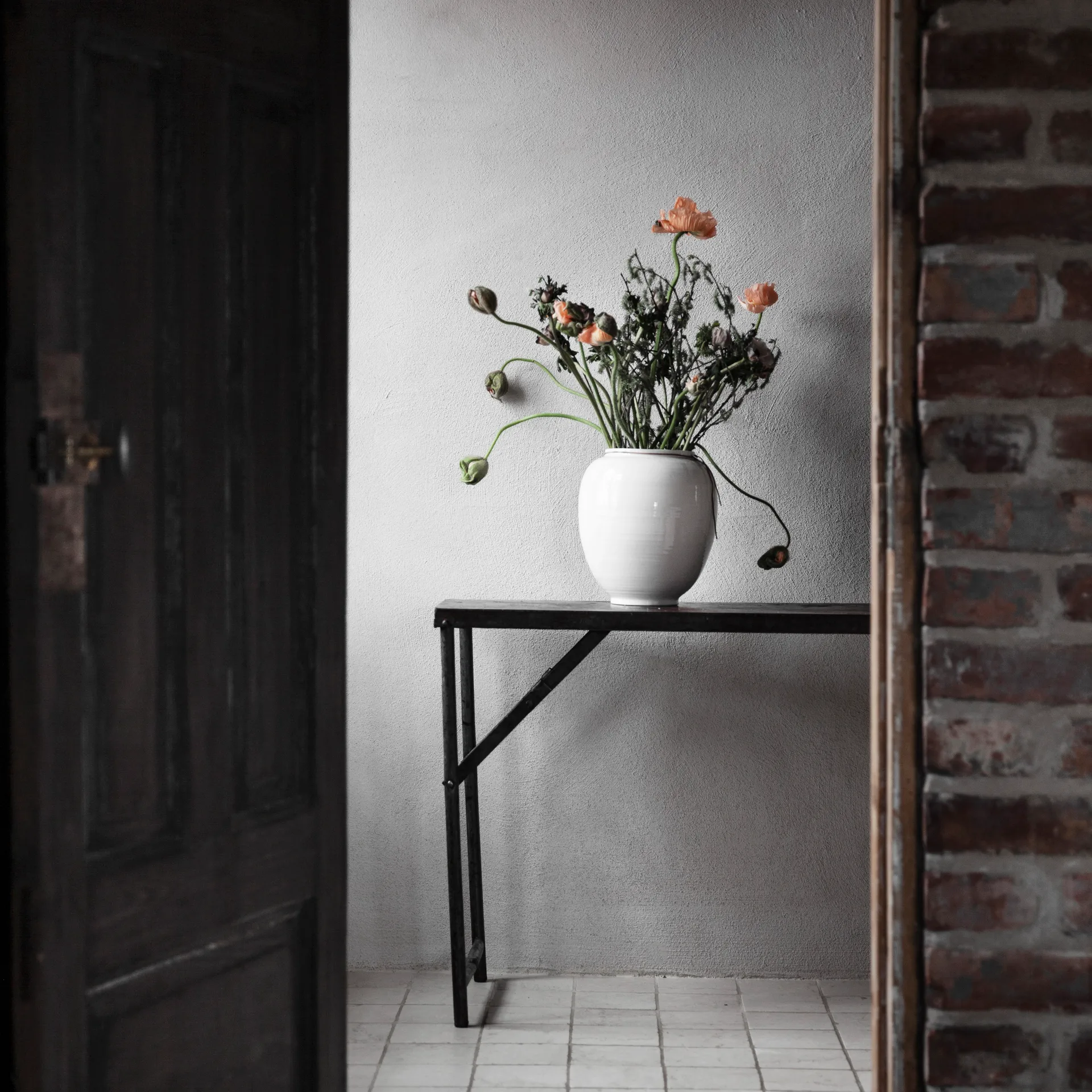 Ernst 花瓶 white glazed, 22 cm ERNST