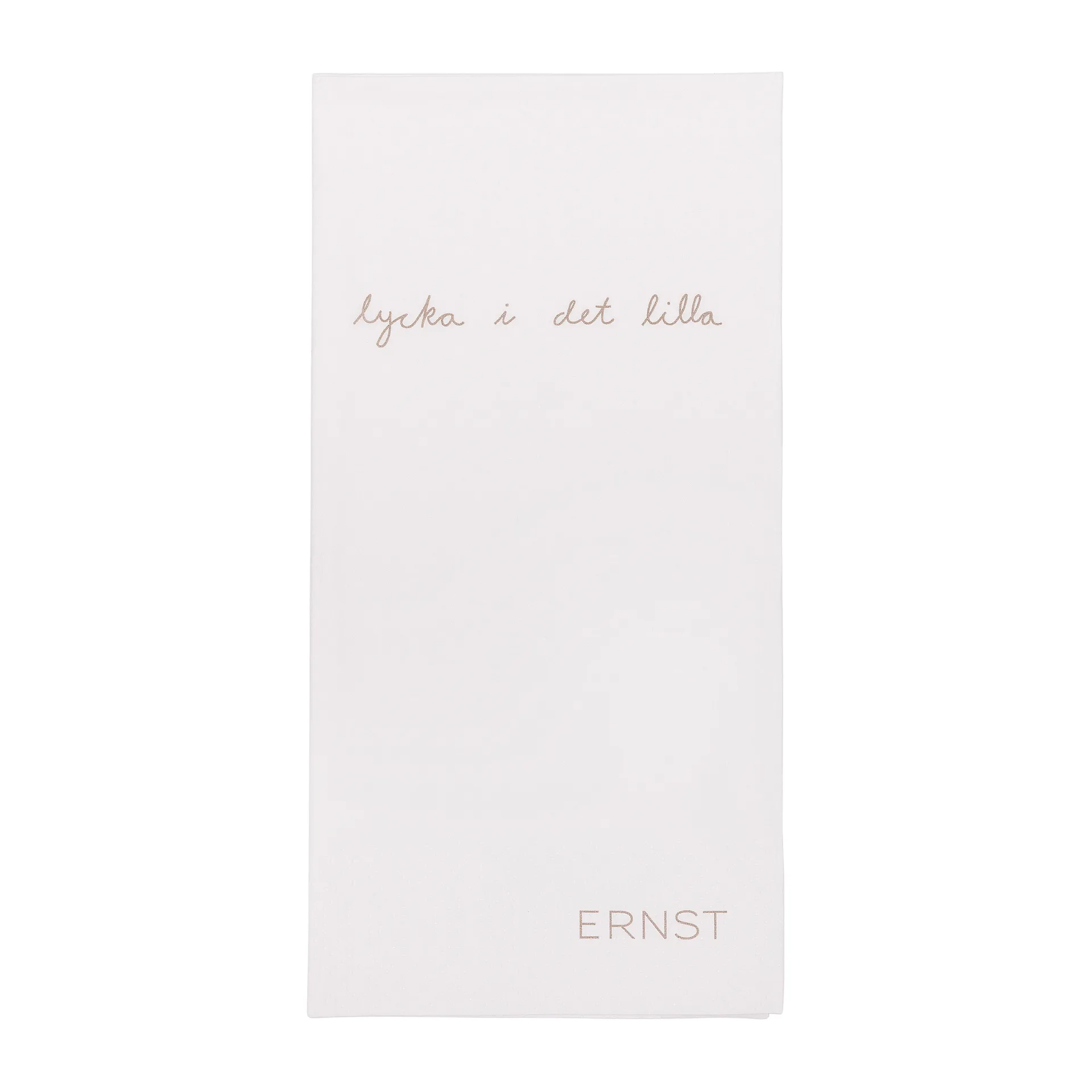 Ernst 餐巾纸 with quote Lycka i det lilla 20件装, 白色-灰色 ERNST