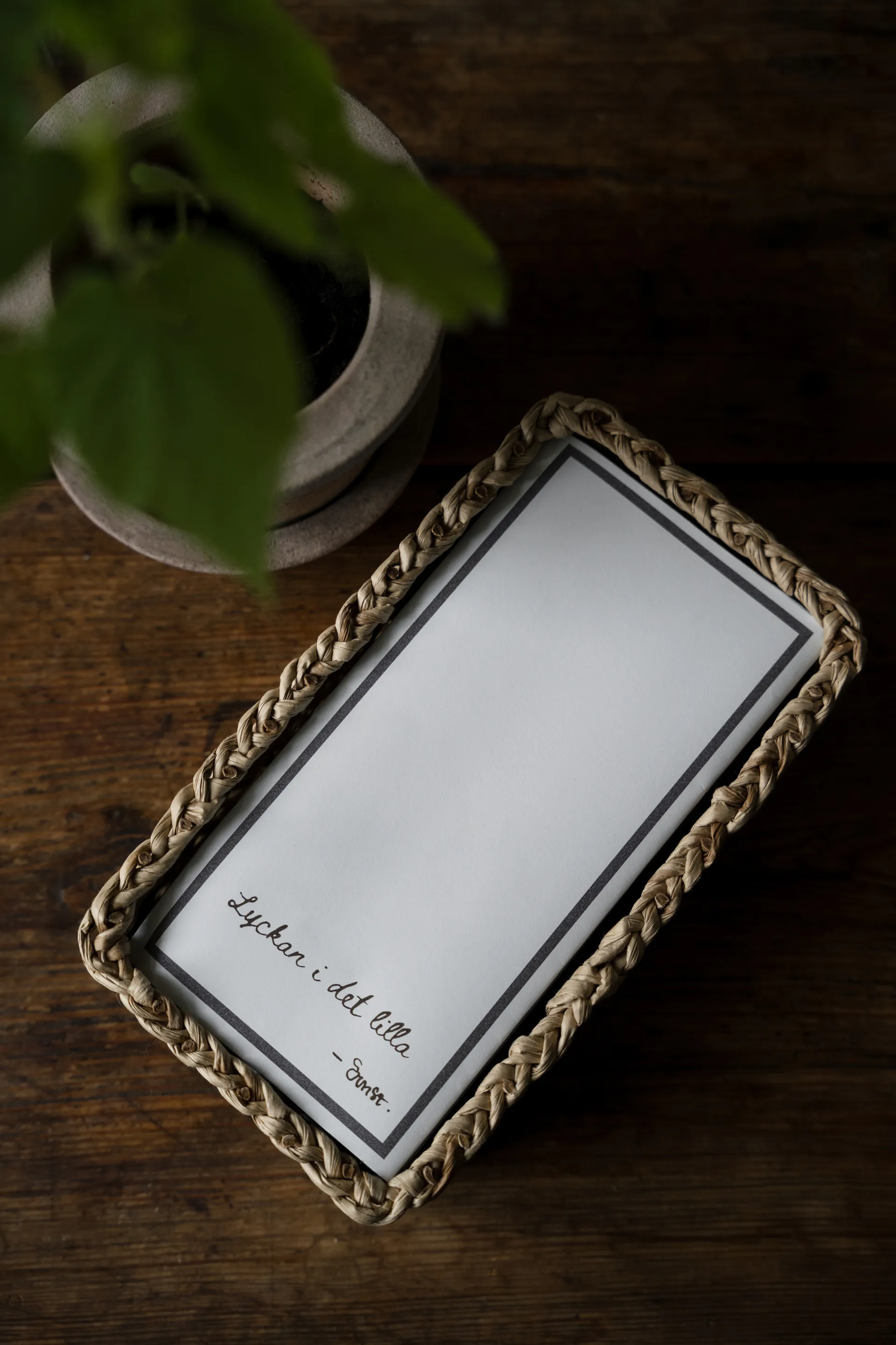 Ernst 餐巾纸 with quote Lycka i det lilla 20件装, 白色 ERNST