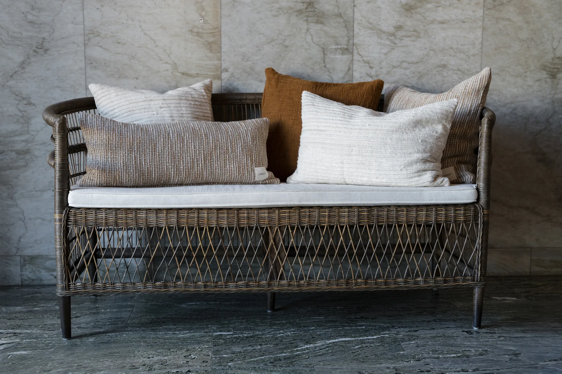 Ernst 靠枕套 with texture, 原色/自然色, 40x60 cm ERNST