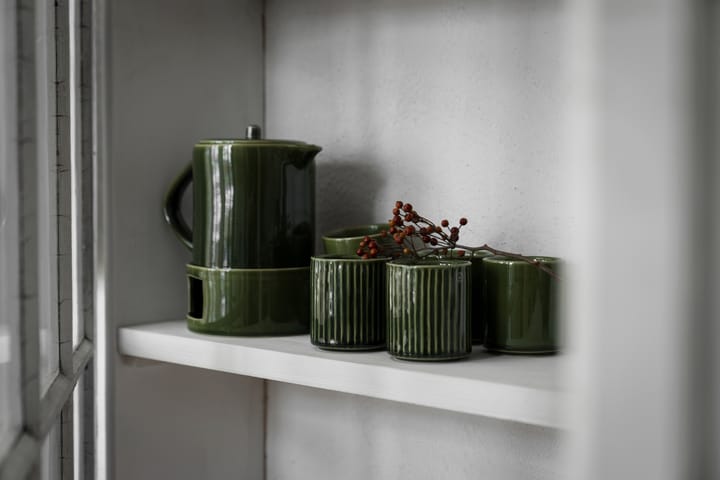 Ernst 马克杯 without handle ribbed 19 cl, 绿色 ERNST