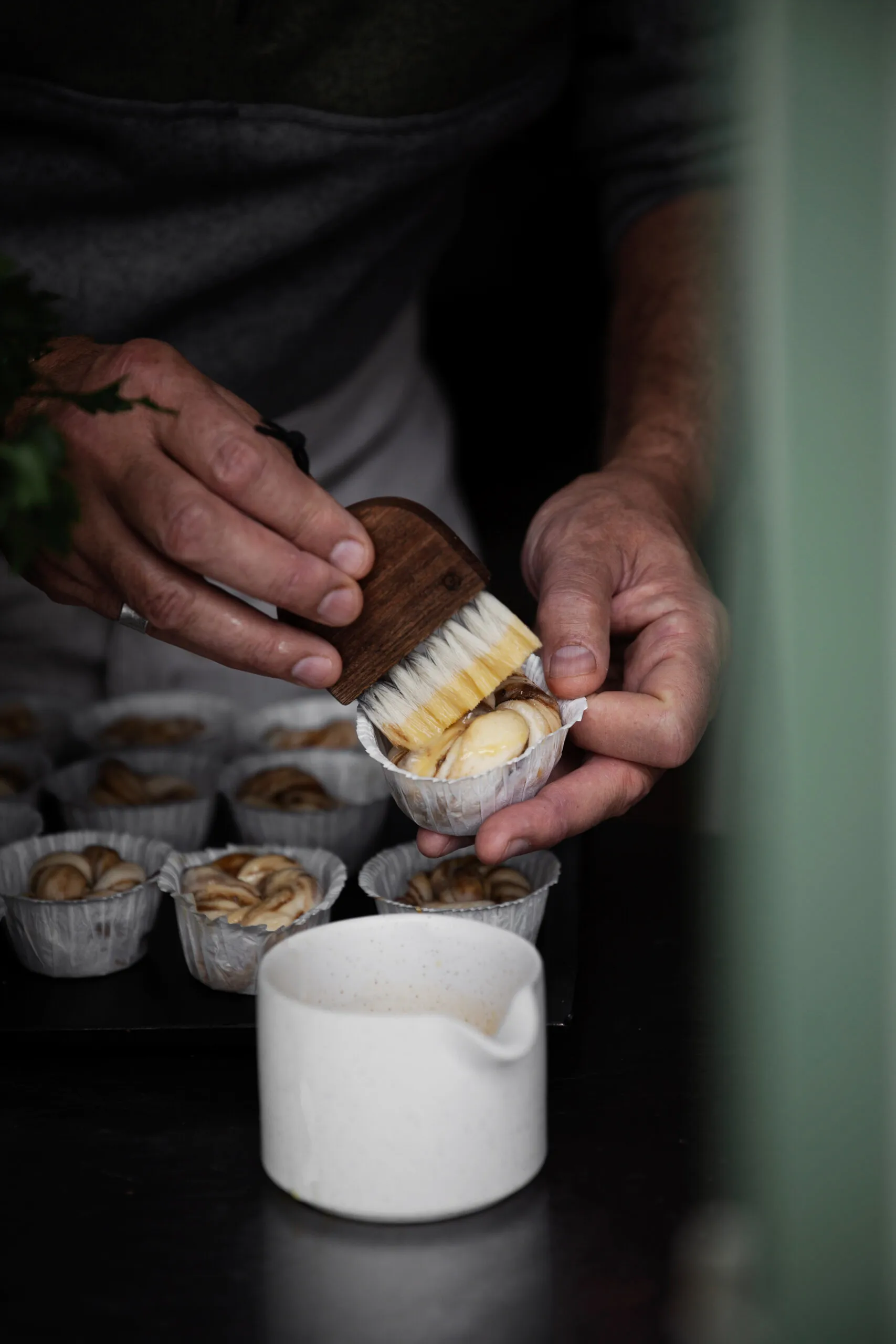 Ernst wooden pastry brush, 棕色 ERNST