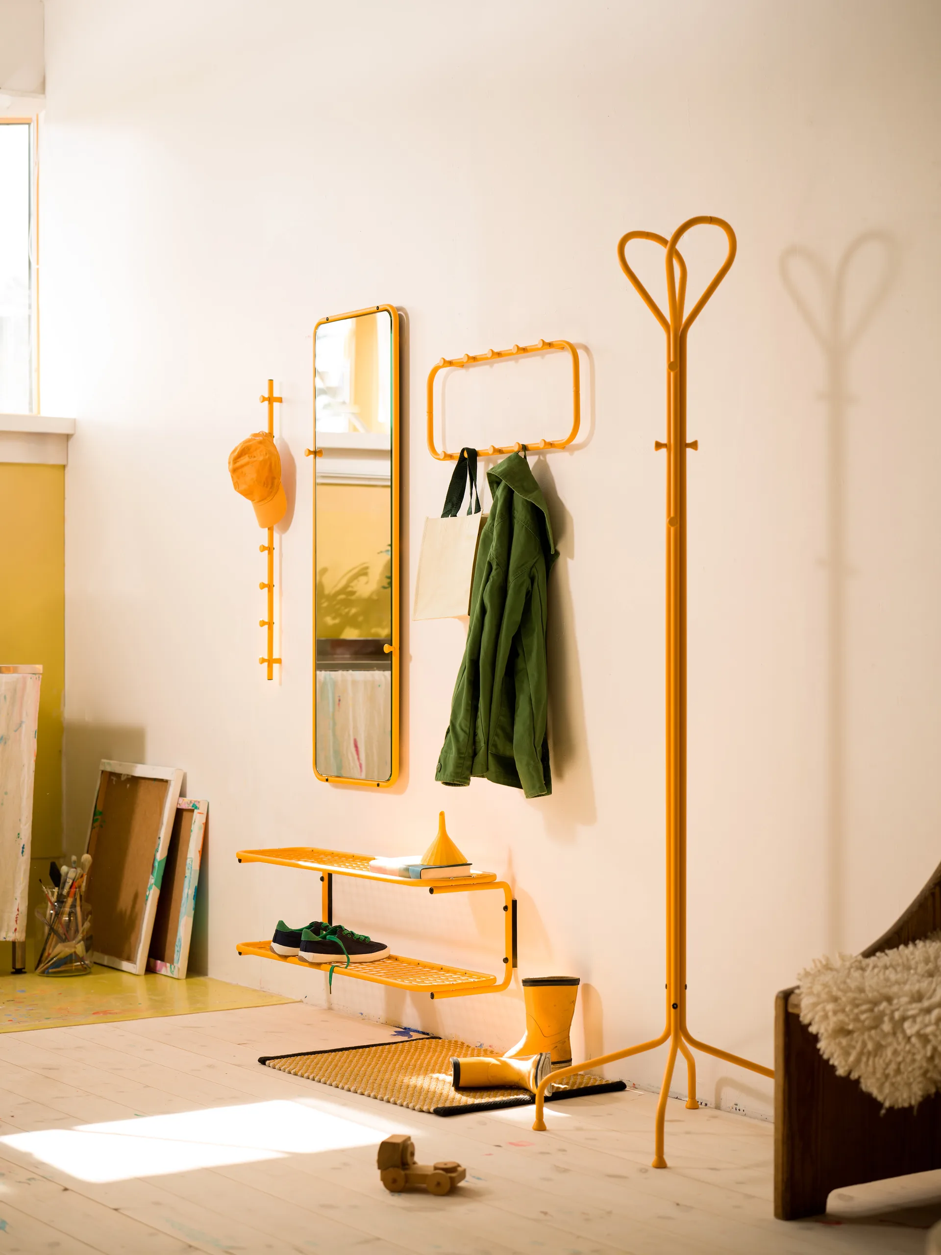 经典挂衣杆100cm, 日光黄 Essem Design