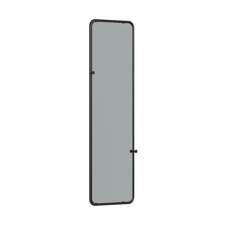 经典挂墙镜 120x40cm - 黑色 - Essem Design