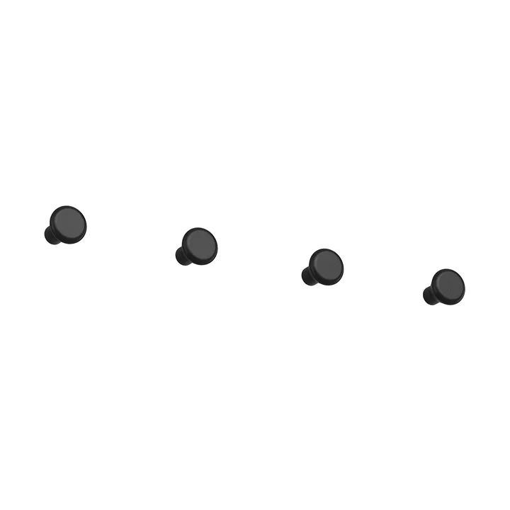 经典挂钩 小号 4件装 - 黑色 - Essem Design