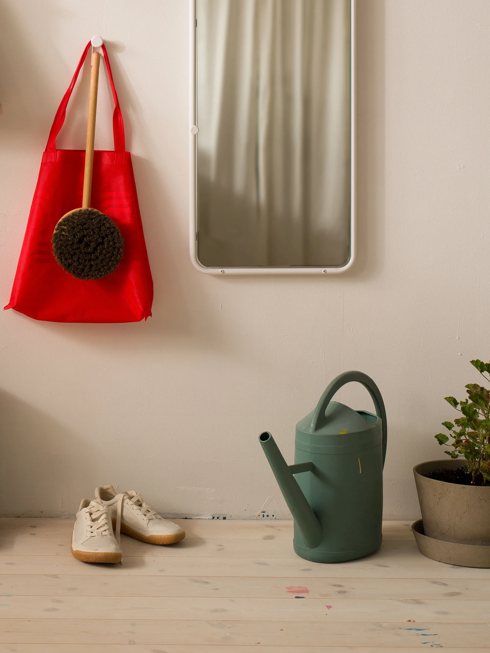 Classic 墙面镜 120x40 cm, 白色 Essem Design