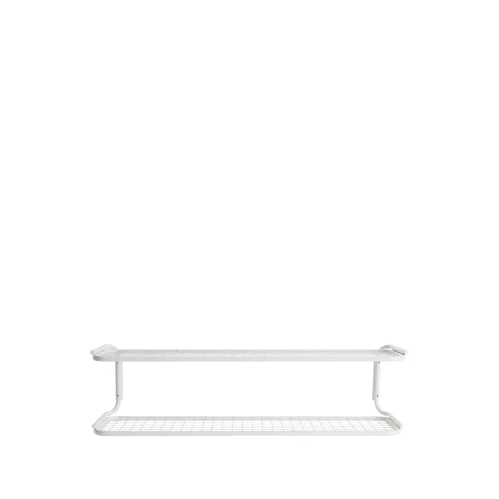 Classic 650 北欧风格鞋架 - 白色配白色_2层_100cm - Essem Design
