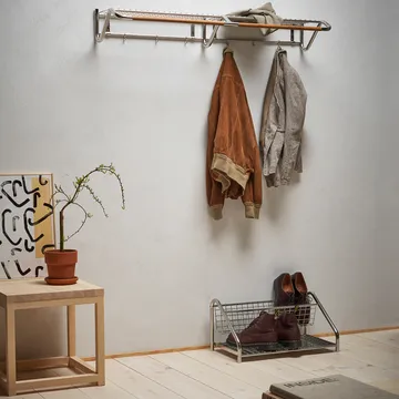Funk 北欧简约风格帽架 - 不锈钢_油蜡橡木_bar - Essem Design