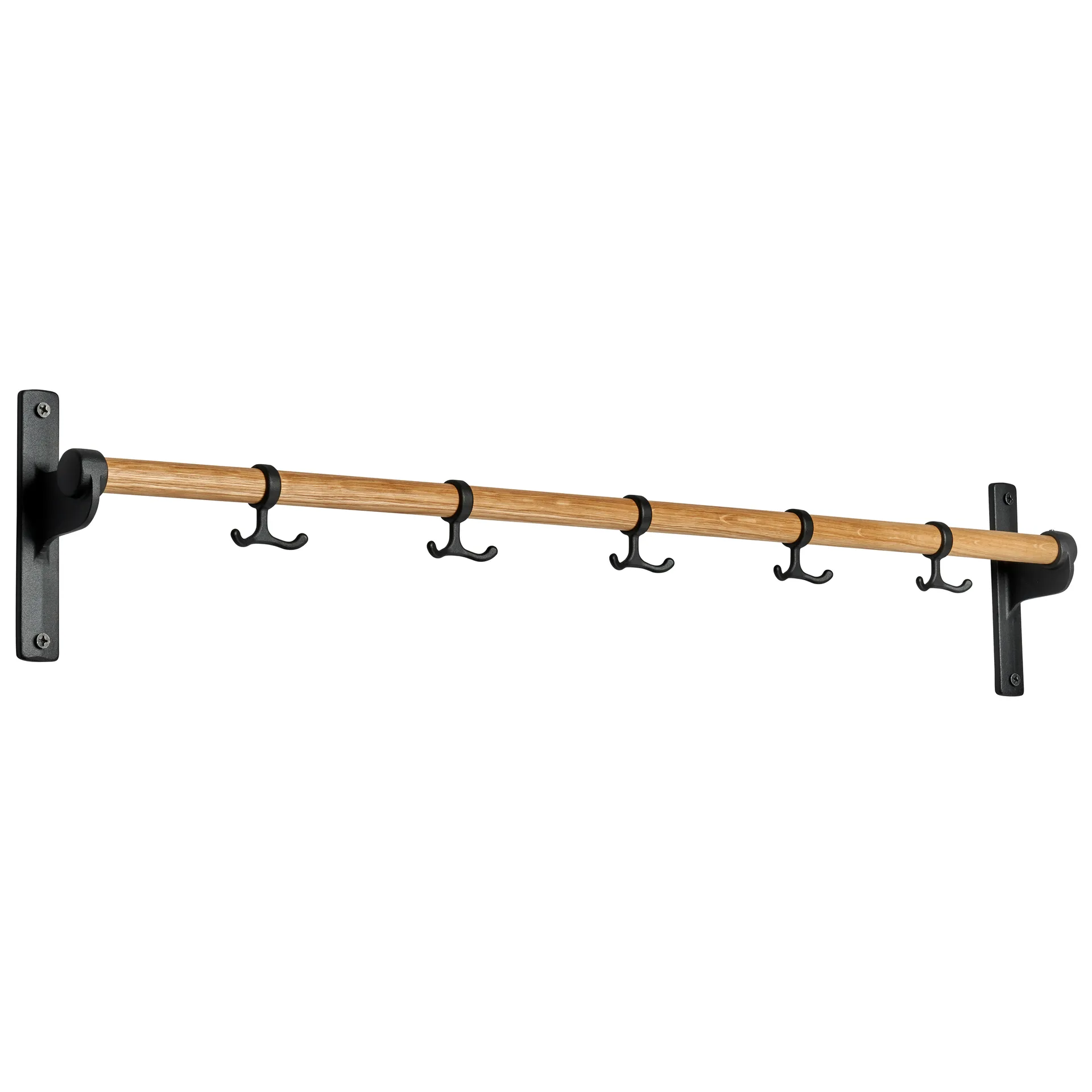 Nostalgi 挂钩100cm, 橡木_黑色 Essem Design